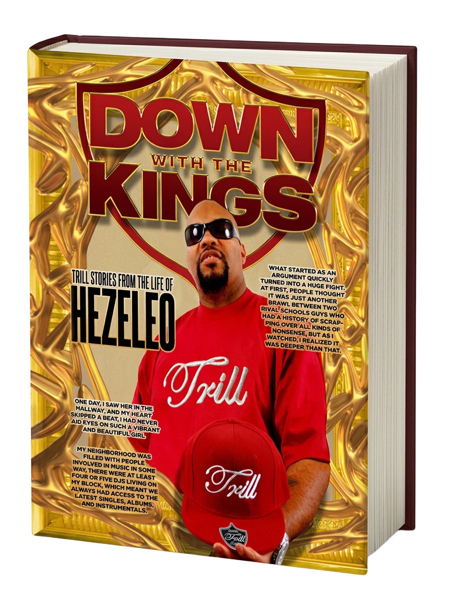 Down With The Kings: Trill Stories From The Life Of Hezeleo — hardcover book mockup